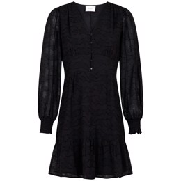 Mitchell Burnout Dress Black